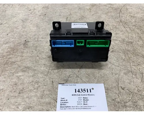 MACK 22352661-P01 ECM (Cab Control Module)