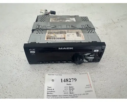 MACK 22359052 Radio