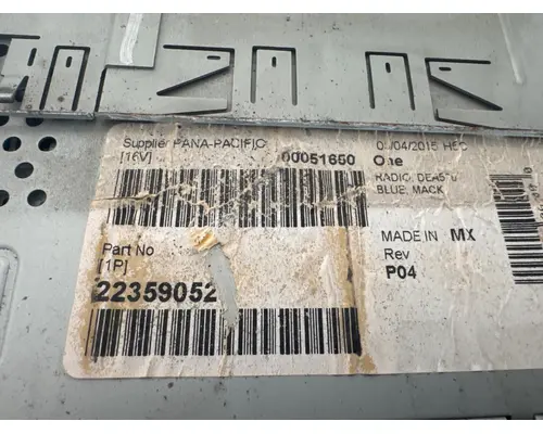 MACK 22359052 Radio