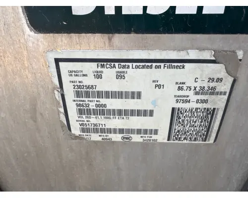 MACK 23025687 Fuel Tank