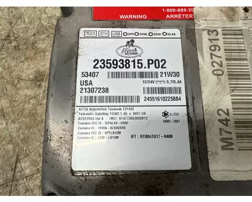 MACK 23593815.P02 ECM (Cab Control Module)