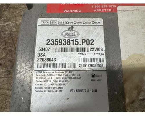 MACK 23593815.P02 ECM (Cab Control Module)