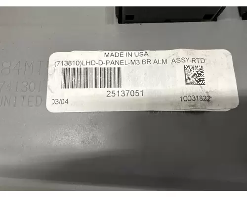 MACK 25137051 Dash Panel