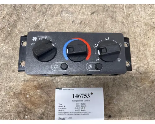 MACK 29RD324AM Temperature Control