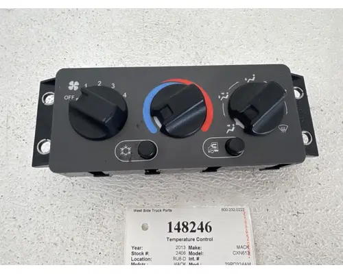 MACK 29RD324AM Temperature Control