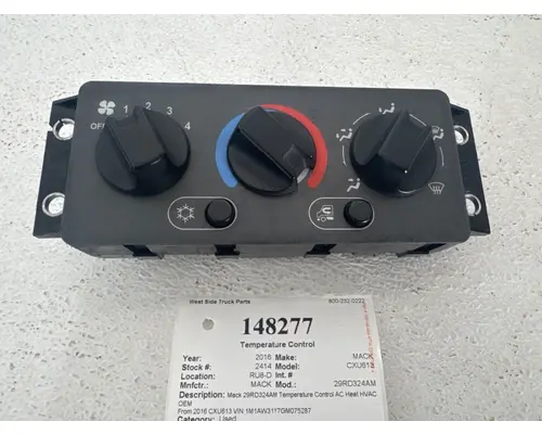 MACK 29RD324AM Temperature Control