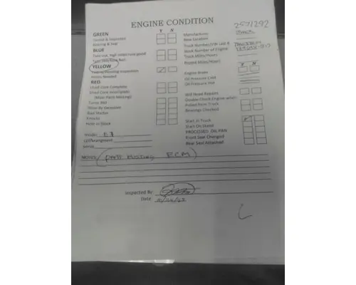 MACK AMI ENGINE ASSEMBLY