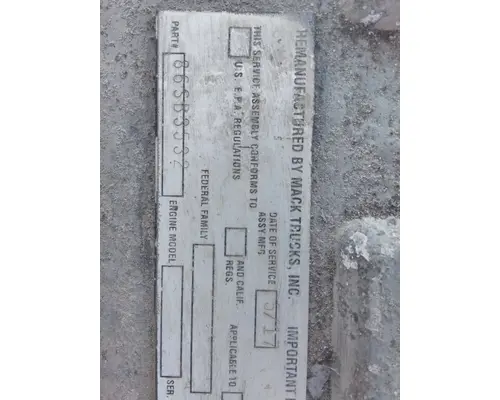 MACK AMI ENGINE ASSEMBLY