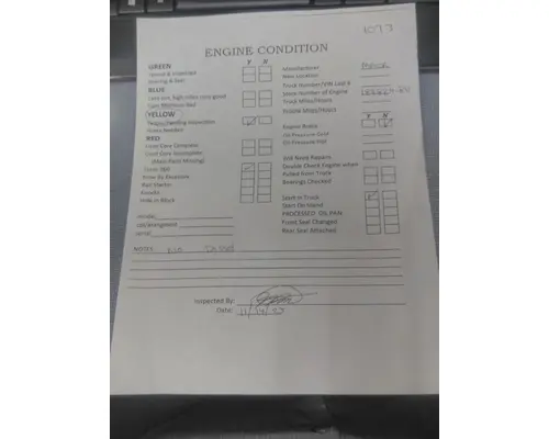 MACK AMI ENGINE ASSEMBLY