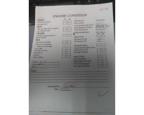 MACK AMI ENGINE ASSEMBLY