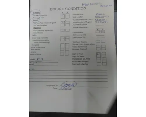 MACK AMI ENGINE ASSEMBLY