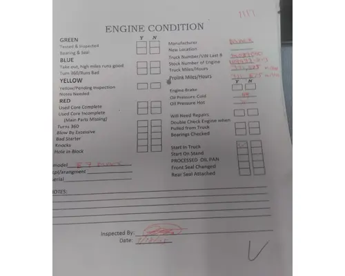 MACK AMI ENGINE ASSEMBLY