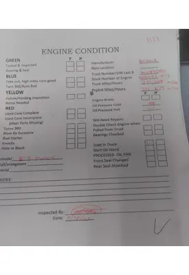 MACK AMI ENGINE ASSEMBLY