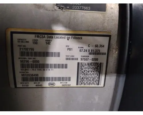 MACK AN64T / ANTHEM FUEL TANK