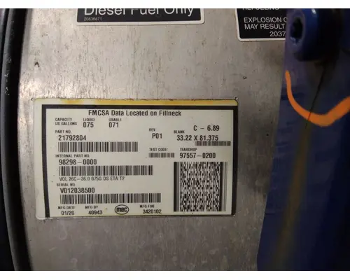 MACK AN64T / ANTHEM FUEL TANK