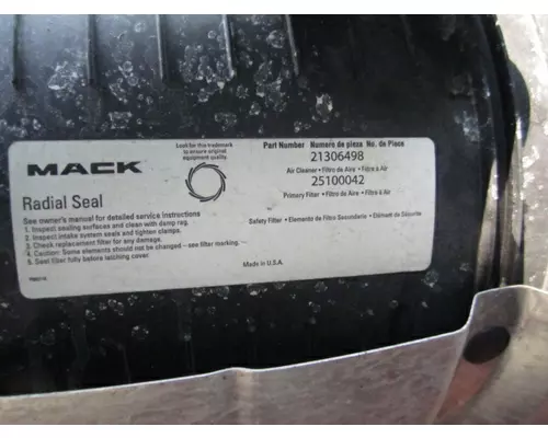 MACK ANTHEM AIR CLEANER