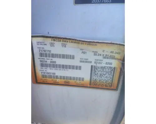 MACK ANTHEM FUEL TANK