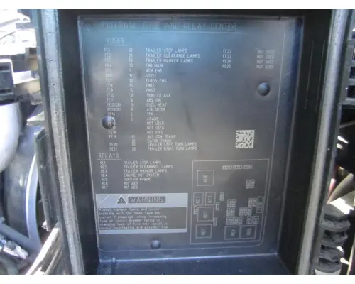 MACK ANTHEM FUSE BOX