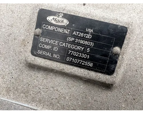 MACK AT2612D Transmission Assembly