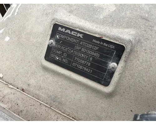 MACK ATO2612F Transmission Assembly