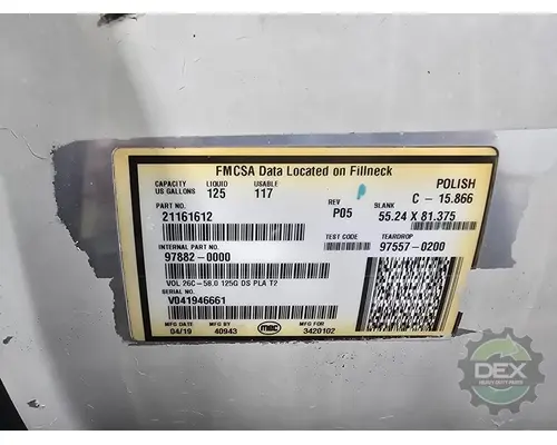 MACK Anthem Fuel Tank