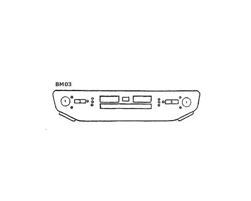 MACK BM03 Bumper Assembly, Front