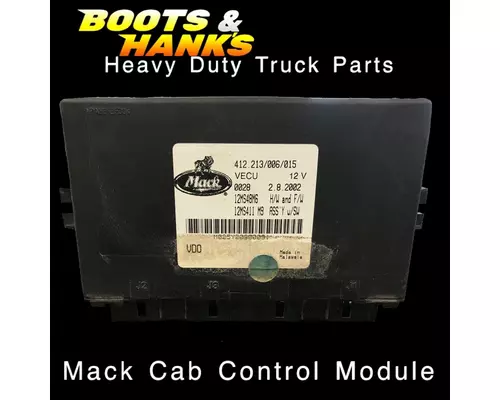 MACK CAB CONTROL MODULE Electronic Chassis Control Modules