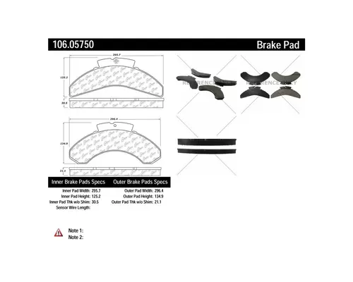 MACK CF6000 Disc Brake Pad