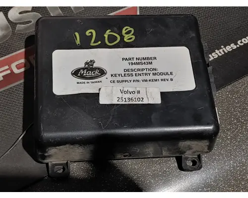 MACK CH612 Electronic Parts Misc.