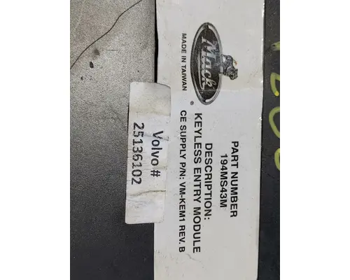 MACK CH612 Electronic Parts Misc.