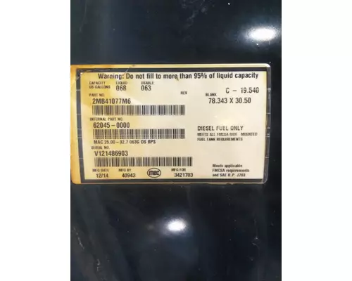 MACK CH612 FUEL TANK