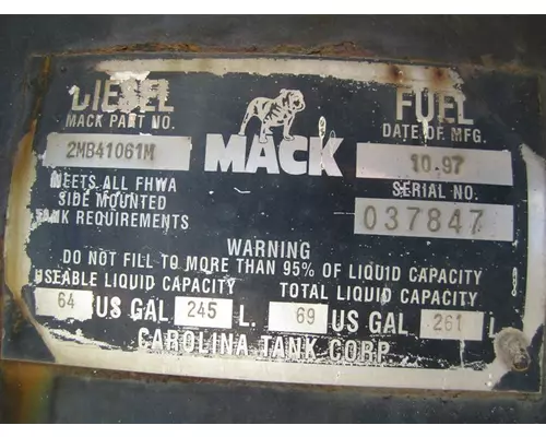 MACK CH612 FUEL TANK