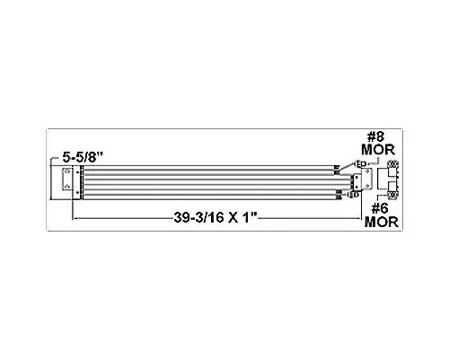 MACK CH613 AIR CONDITIONER CONDENSER