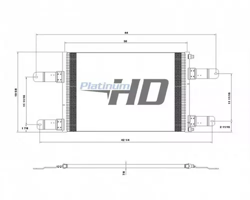 MACK CH613 AIR CONDITIONER CONDENSER