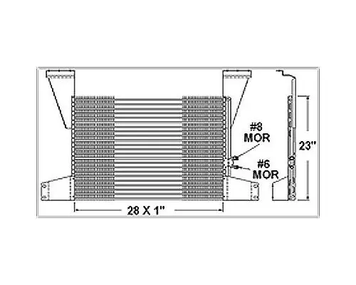 MACK CH613 AIR CONDITIONER CONDENSER