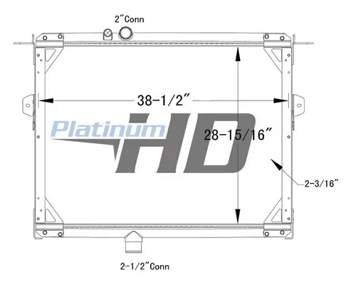 MACK CH613 RADIATOR ASSEMBLY