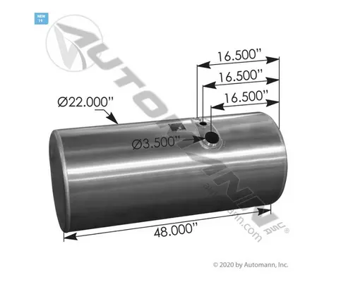MACK CHN613 2005-2007 FUEL TANK