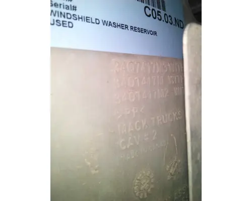 MACK CHU613 WINDSHIELD WASHER RESERVOIR