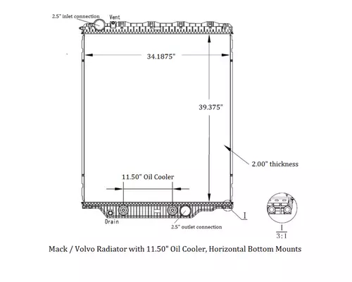 MACK CHU Radiator