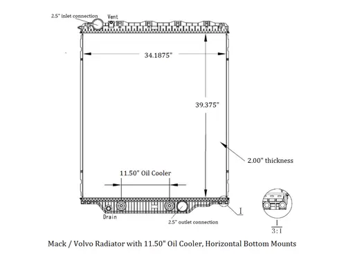 MACK CHU Radiator