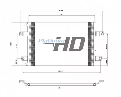 MACK CL613 AIR CONDITIONER CONDENSER