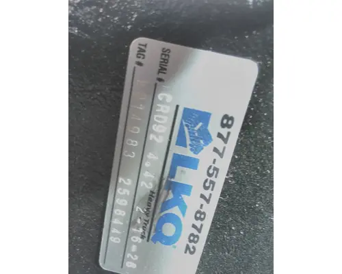 MACK CRDPC92R442 DIFFERENTIAL ASSEMBLY FRONT REAR