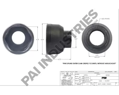 MACK CRDPC92 DIFFERENTIAL PARTS