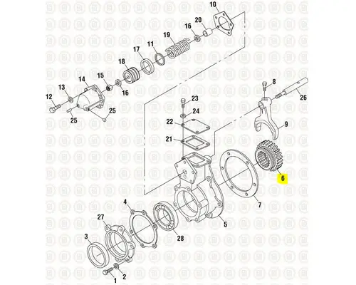 MACK CRDPC92 DIFFERENTIAL PARTS