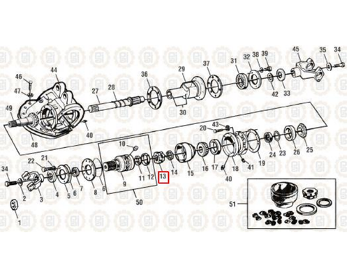 MACK CRDPC92 DIFFERENTIAL PARTS OEM# 32KN231 in Athens, GA $231.57 #PAI ...