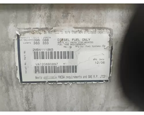 MACK CTP713 Fuel Tank