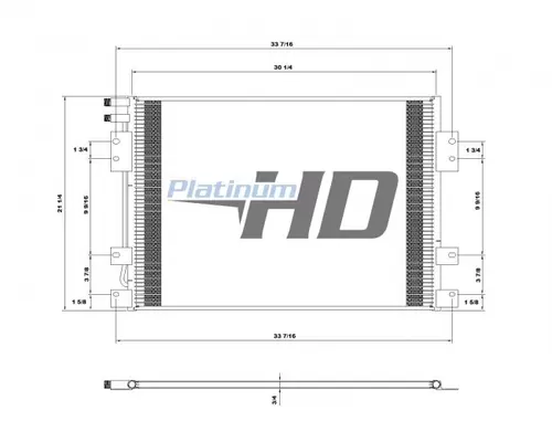 MACK CV513 AIR CONDITIONER CONDENSER