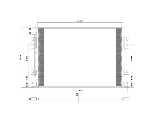 MACK CV513 AIR CONDITIONER CONDENSER