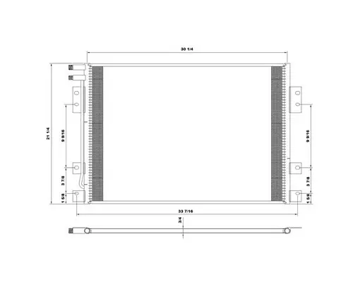 MACK CV513 AIR CONDITIONER CONDENSER