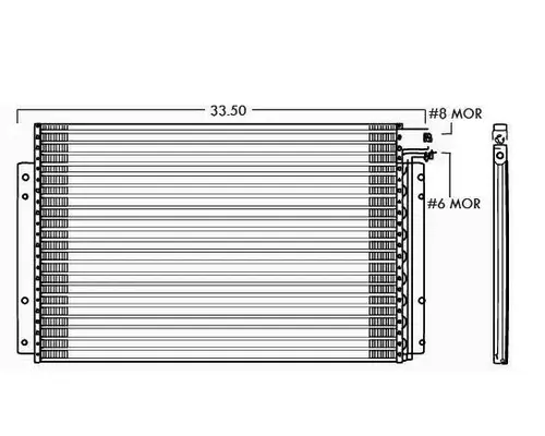 MACK CV513 AIR CONDITIONER CONDENSER